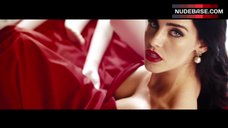 1. Jessica Lowndes Shows Boobs and Butt Crack – Silicone In Stereo