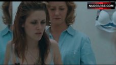3. Kristen Stewart Sexy in Lace Blue Bra – Welcome To The Rileys