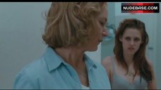 6. Kristen Stewart Sexy in Lace Blue Bra – Welcome To The Rileys