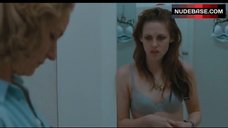 9. Kristen Stewart Sexy in Lace Blue Bra – Welcome To The Rileys