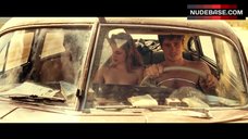7. Kristen Stewart Exposed Tits in Car – On The Road
