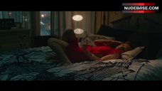 7. Zoe Kazan in Red Lace Panties – What If