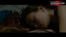 5. Zoe Kazan Lying on Floor in Lingerie – The Monster