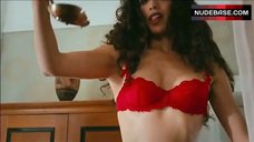 Natasha Rees-Davies in Sexy Red Lingerie – The Deal
