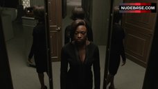 1. Naturi Naughton in Sexy Black Lingerie – Power