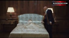 1. Emily Browning Lying Nude on Bed – Sleeping Beauty