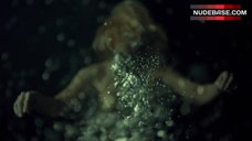 8. Gillian Anderson Full Nude Underwater – Hannibal