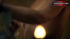 1. Anna Hutchison Shows Tits, Ass and Hairy Bush – Spartacus