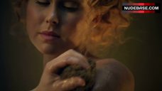 3. Anna Hutchison Shows Tits, Ass and Hairy Bush – Spartacus