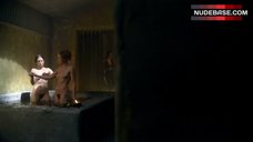 5. Anna Hutchison Shows Tits, Ass and Hairy Bush – Spartacus