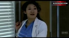 1. Sandra Oh Lingerie Scene – Grey'S Anatomy