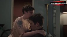 4. Lena Dunham Shows Tits in Sex Scene – Girls