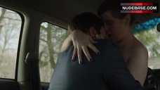 2. Lena Dunham Sex in Car – Girls