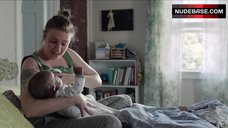 5. Lena Dunham Breast Feeding – Girls