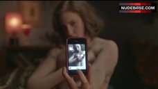 9. Lena Dunham Shows Naked Tits – Girls