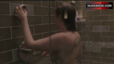 4. Lena Dunham Nude in Shower – Girls