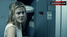 8. Rachael Taylor Shows One Boob – Ghost Machine