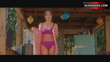 10. Lindsay Sloane Hot in Pink Swimsuit – She'S Out Of My League
