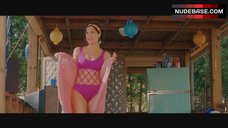 3. Lindsay Sloane Hot in Pink Swimsuit – She'S Out Of My League