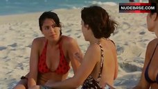 5. Lindsay Sloane in Floral Swimsuit – A Good Old Fashioned Orgy