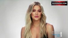 3. Khloe Kardashian Posing in Underwear – Keeping Up With The Kardashians
