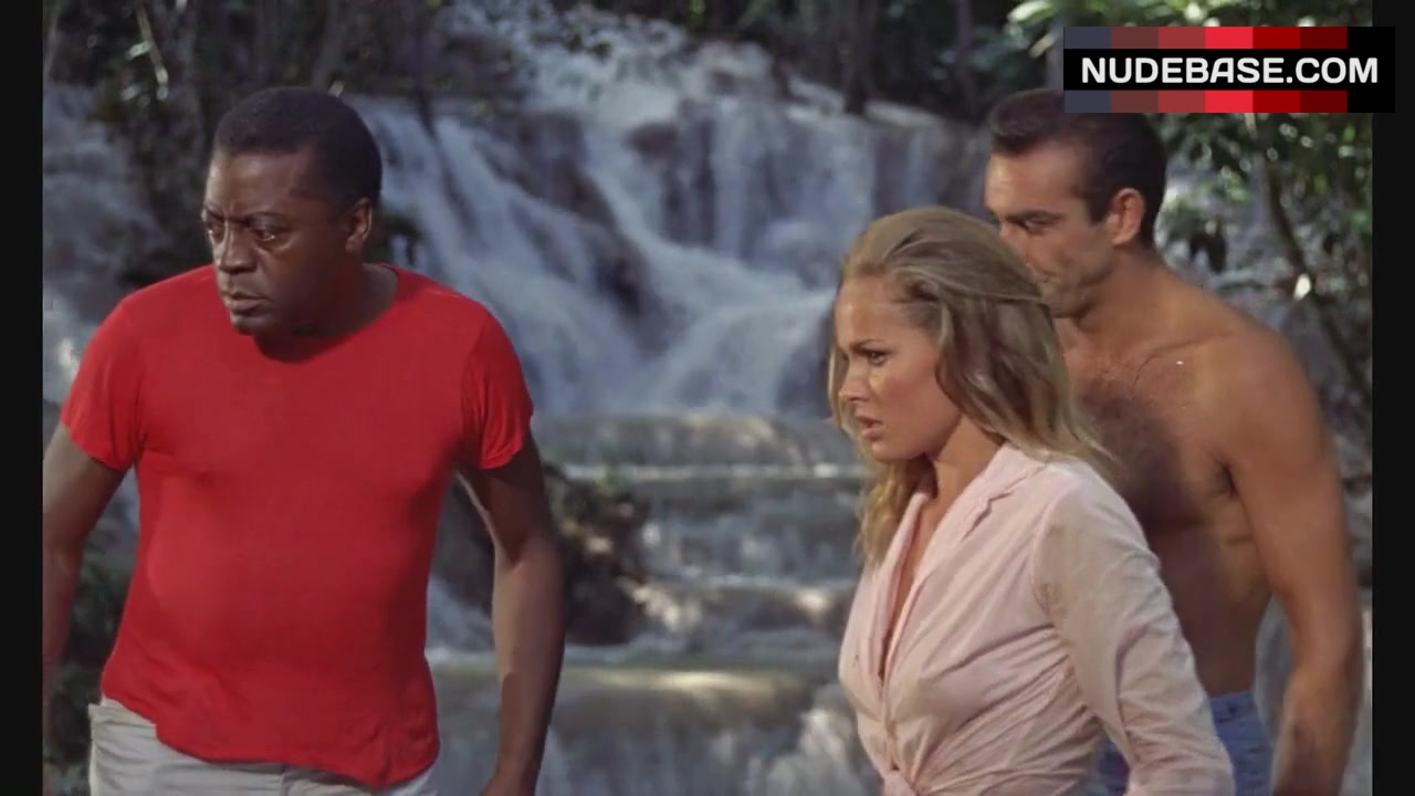 Ursula Andress in Wet See Through Blouse - Dr. No (0:30) | NudeBase.com