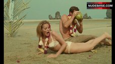 4. Ursula Andress in Lace Bra and Panties on Beach – Up To His Ears