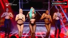 7. Lady Gaga Shaking Ass – X Factor (France)