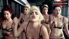 8. Lady Gaga Dance in Lingerie – Telephone