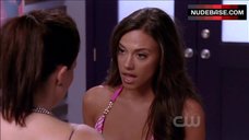 10. Jana Kramer Tit in Bikini Bra – One Tree Hill
