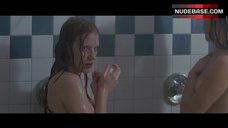 10. Jessica Chastin Naked in Shower Room – Jolene
