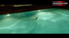 6. Isabel Lucas Swim Naked in Pool – Knight Of Cups