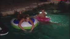 7. Jessica Burciaga Topless in Pool – The Girls Next Door