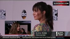 5. Olivia Munn Side Boob – E! Live From The Red Carpet
