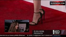 7. Olivia Munn Side Boob – E! Live From The Red Carpet
