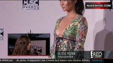 8. Olivia Munn Side Boob – E! Live From The Red Carpet