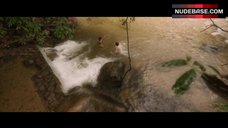 9. Camilla Belle Swim in River in Lingerie – Sundown