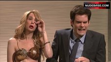 10. Kristen Wiig Hot in Coconut Bra – Saturday Night Live