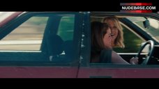 10. Kristen Wiig Covers Nude Tits in Car – Bridesmaids