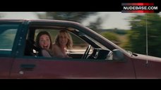 2. Kristen Wiig Covers Nude Tits in Car – Bridesmaids