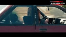 3. Kristen Wiig Covers Nude Tits in Car – Bridesmaids