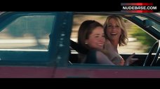 9. Kristen Wiig Covers Nude Tits in Car – Bridesmaids