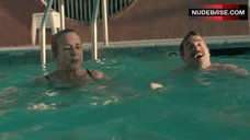 5. Lauren Weedman Hot Scene in Pool – Looking