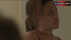 8. Ryan Michelle Bathe Flashes Her Breasts – Leaving Barstow
