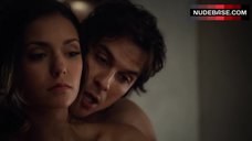5. Nina Dobrev Only in Towel – The Vampire Diaries