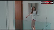 3. Nina Dobrev in Mans T-Shirt and Panties – Chloe