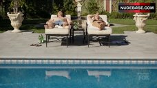 1. Kaitlin Olson Sunbathing in Bikini – The Mick