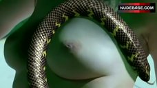 11. Aya Sugimoto Topless – Flower And Snake