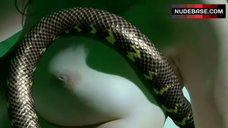 12. Aya Sugimoto Topless – Flower And Snake