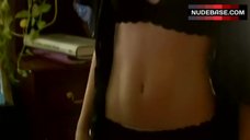 6. Sexy Jennifer Holland in Black Bra and Panties – The Sisterhood